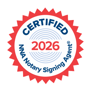 NNA Certified Signing Agent 2026 Badge